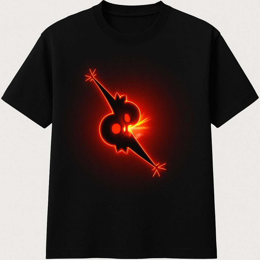 Inferno Skull Burst Graphic Tee