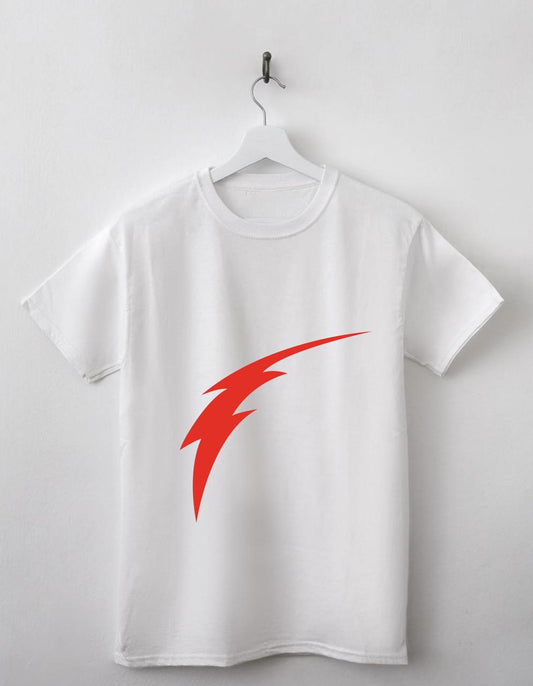 Red Lightning white Tshirt